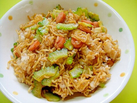 ゴーヤそばめし